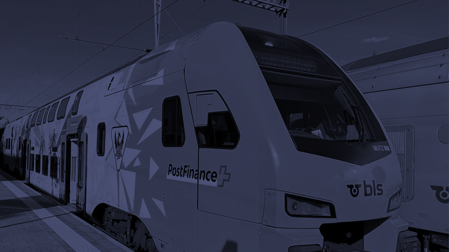 En train à Berne et Bienne